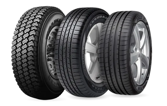 Llantas Goodyear Wrangler, Assurance y Eagle